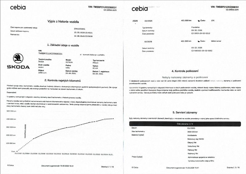 Škoda Octavia 1,9 TDI 81kW ELEGANCE původ ČR - fotka 48 z 48