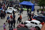 Tradiční sraz autoveteránistů na náměstí T. G. Masaryka v Prostějově. 18. května 2025