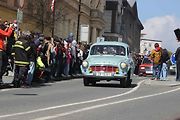 V Příbrami se sjela historická auta a motorky v rámci tradiční akce Česká Route 66.