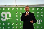 Nová plnicí stanice zkapalněného zemního plynu LNG do nádrží tahačů kamionů s nepřetržitým bezobslužným provozem společnosti GasNet u Klecan na Praze-východ.