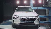 Hyundai Nexo získal za ochranu dětí 87 %.