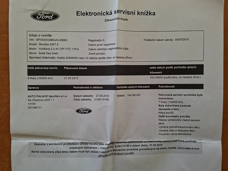 Ford Mondeo (2010) 2.2TDCi 129kW 6MAN - fotka 35 z 40