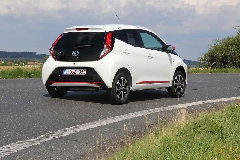 Toyota Aygo v jízdě