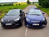 Srovnání Opelu Astra OPC a Renaultu Mégane R.S.