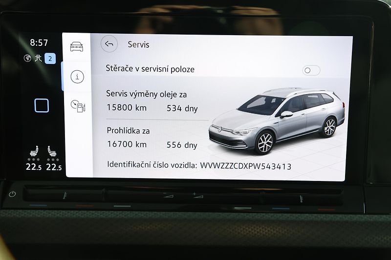 Volkswagen Golf Variant (2023) 2.0TDI LED Navi Tažné Display - fotka 35 z 39