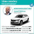 Podívejte se, jakými automobily jezdí vrcholní regionální politici