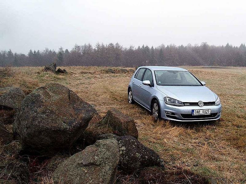 Volkswagen Golf TDI BlueMotion.