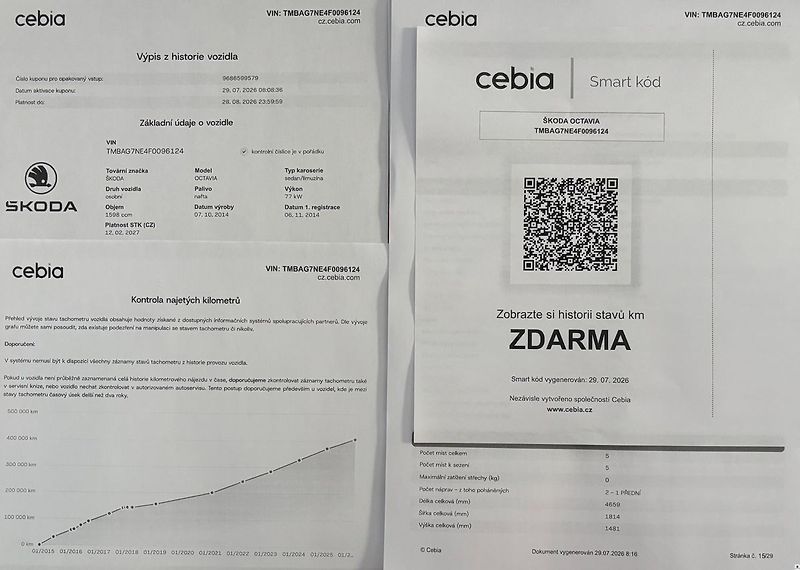 Škoda Octavia 1.6TDI/2015/ELEGANCE,ČR,MANUÁL - fotka 21 z 52
