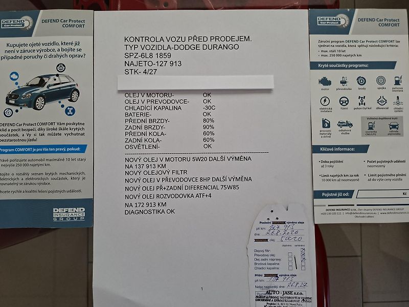 Dodge Durango (2019) 5,7L 4x4,7míst, LPG, REZERVACE - fotka 45 z 45