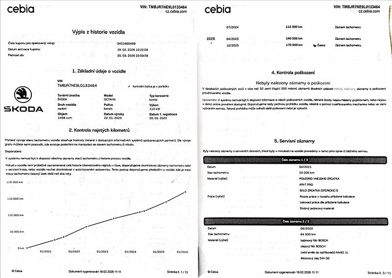 Škoda Octavia 1,5 TSI STYLE DPH 1maj původČR - fotka 50 z 50
