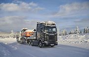 Zimní testování modelů a technologií Scania