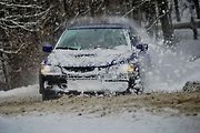 Horkou novinkou mezi ralleyovými soutěžemi byla sobotní 1. ÚAMK Daltek Rally 2023, která se jela v okolí Bystřičky a Malé Bystřice na Vsetínsku. Foto: pro Deník/Jiří Hejtmánek