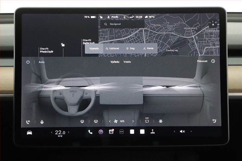 Tesla Model Y (2021) Long Range AWD 75kWh, SoH 91% - fotka 20 z 28