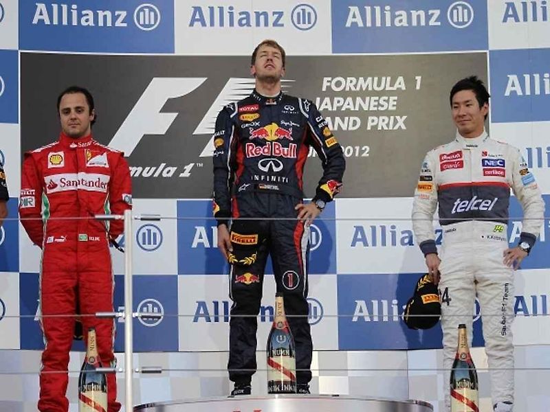 Sebastian Vettel triumfoval ve Velké ceně Japonska.