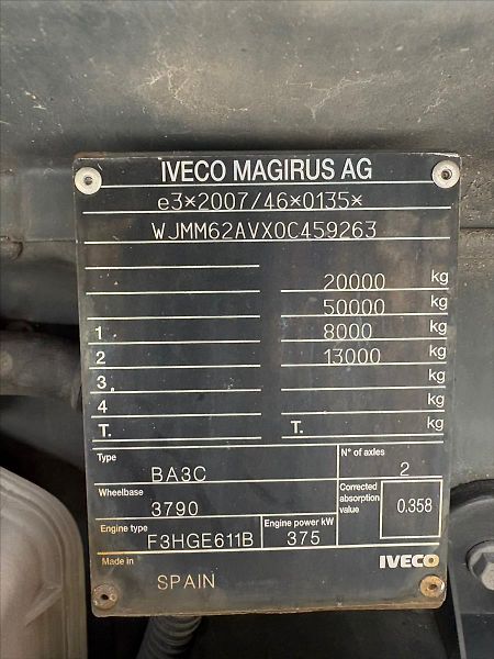 Iveco S-WAY 12,9 AS440S510T/P + HYDRAULIKA - fotka 30 z 30