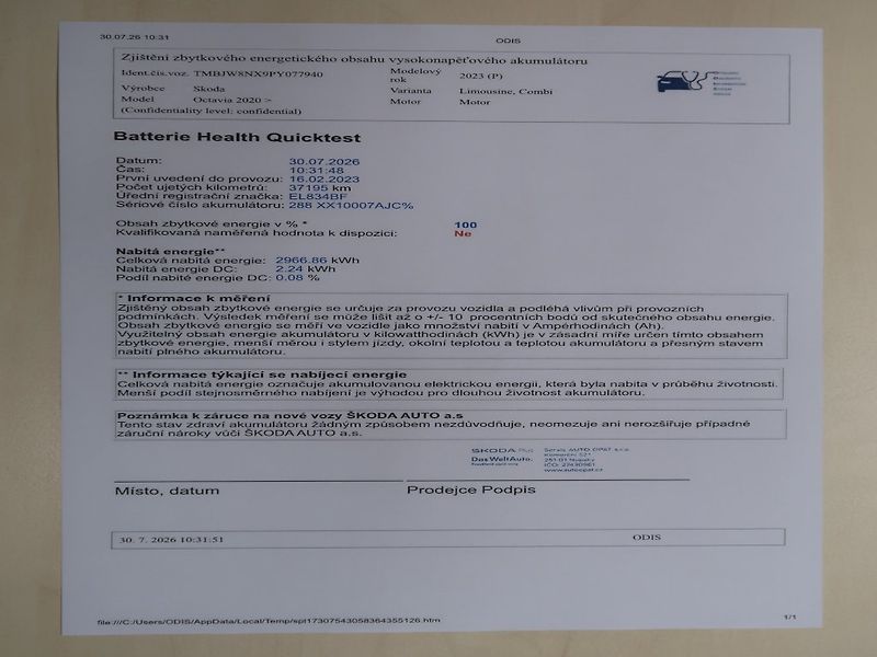 Škoda Octavia (2023) iV STYLE 1.4TSI 110KW DSG NAVI - fotka 41 z 41