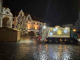 V Olomouci jezdí vánočně nazdobený popelářský vůz, 5. prosince 2025
