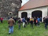 Sraz vozů Porsche ve Švihově na hradě.