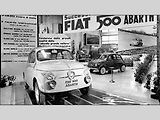 Fiat Abarth 500 na výstavě v Turíně