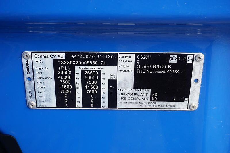 Scania (2022) S 500 / ACC / EURO 6 / ZESTAW  - fotka 11 z 54