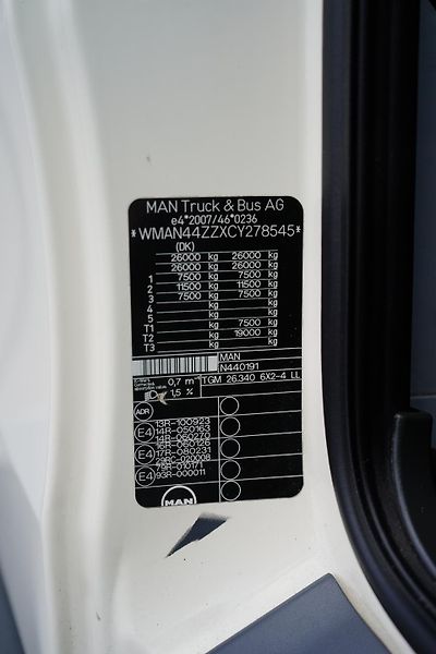 MAN TGM (2012) 26.340 / EURO 5 / CHŁODNIA + W - fotka 10 z 42