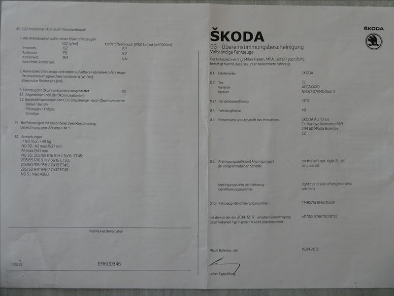 Škoda Yeti 1,4 TSi 90kW DSG Laurin&Klemen - fotka 41 z 43