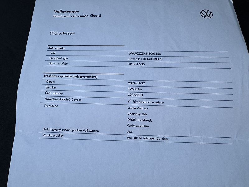 Volkswagen Arteon (2019) 2.0TDi DSG 140kW R-Line - fotka 31 z 50