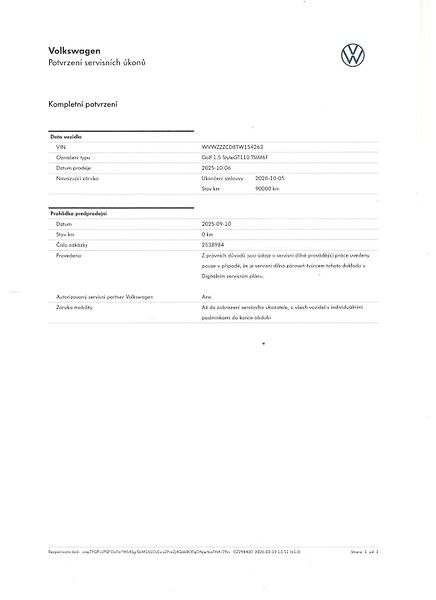 Volkswagen Golf TSi/110kW - STYLE,Webasto,H&K - fotka 79 z 80