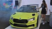 Jediný existující exemplář nové Fabie WRC stál při 