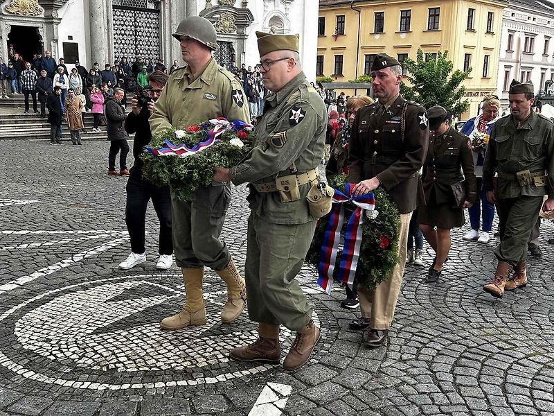 Oslavy osvobození v Klatovech.