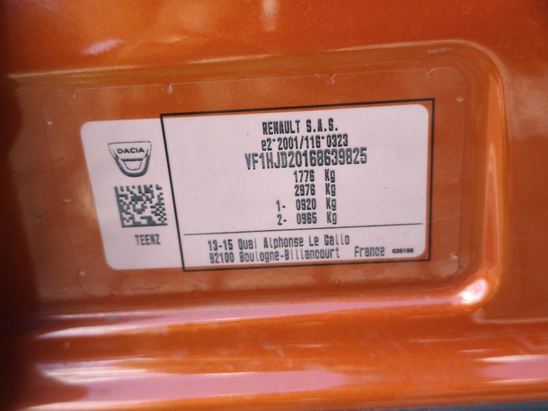Dacia Duster 2022 ČR TCE 100 LPG Prestige - fotka 33 z 34