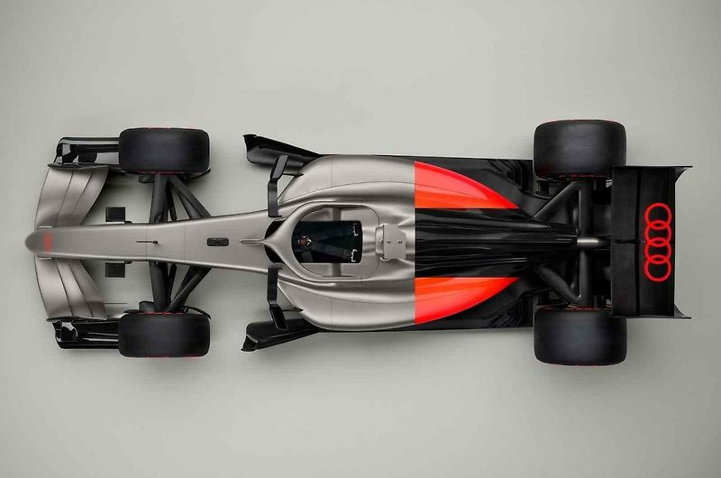 Koncept monopostu Audi pro seriál Formule 1.