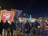 Vánoční kamion Coca-Coly se Santou dorazil do Frýdku-Místku, prosinec 2025.
