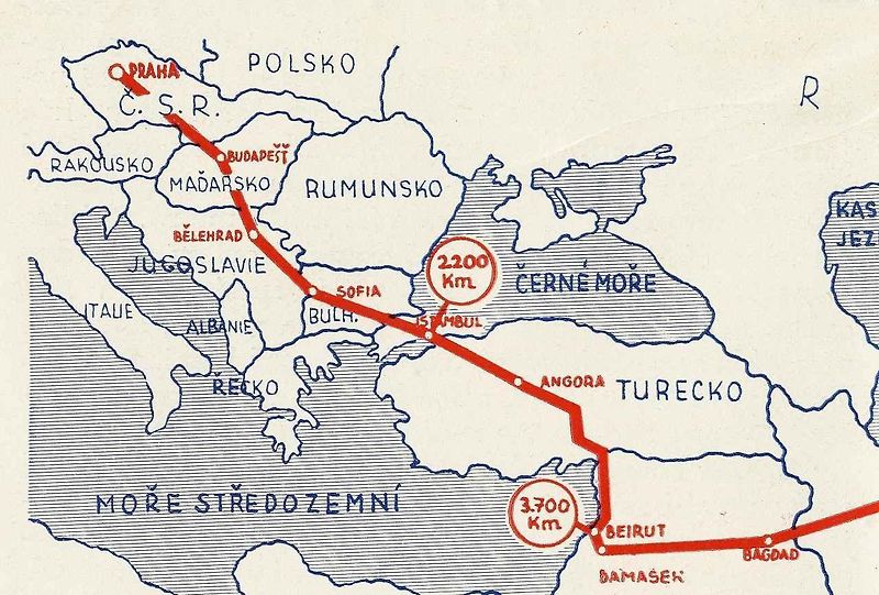 Škoda Rapid z cesty kolem světa.