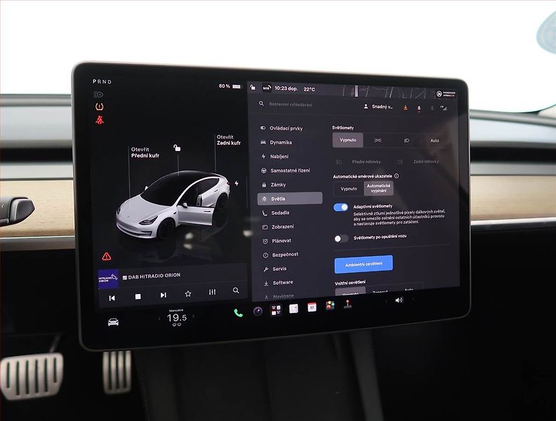 Tesla Model 3 (2023) Long Range 4WD 79kWh, SoH 95% - fotka 22 z 32