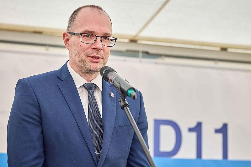Zahájení stavby dálnice D11 Jaroměř - Trutnov.