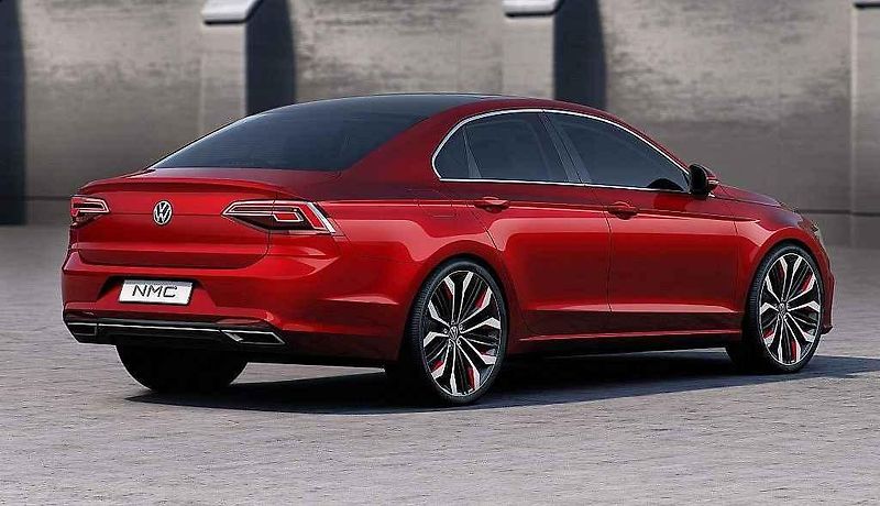 Koncept Volkswagen New Midsize Coupe.