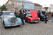 Sraz vozů značky Mercedes na Karlově náměstí v Kolíně.