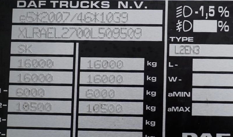 DAF LF (2021) 260 shrnovačka EURO 6 - fotka 15 z 15