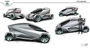 Další futuristické městské vozítko od Škody, tentokrát pojmenované Fit 2, navrhl designér Marián Sčipa.