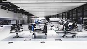 Výrobní prostory Bugatti Chiron ve francouzském Molsheimu.