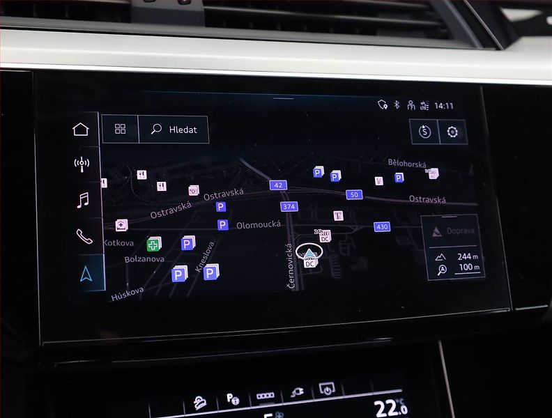 Audi e-tron (2022) 50 quattro, SoH 93% - fotka 13 z 20