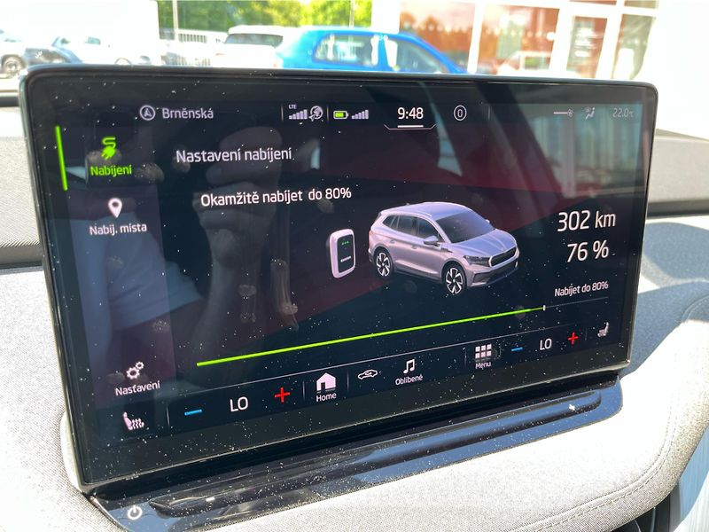 Škoda Enyaq iV 80 150 kW 82 kWh SoH 92% TČ - fotka 17 z 30