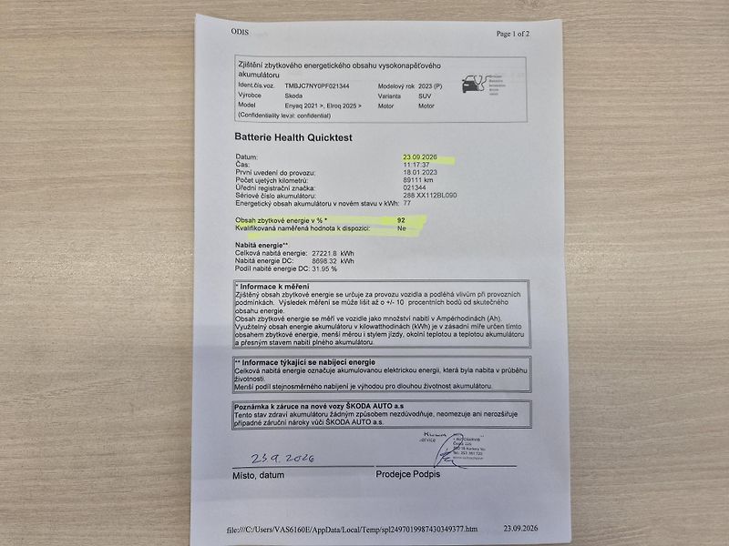 Škoda Enyaq 150kw, iV80 19ALU TZ SOH 92% - fotka 20 z 48