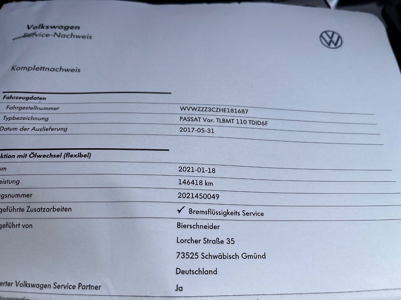 Volkswagen Passat (2017) 2.0 TDi DSG Navi DPH - fotka 19 z 20