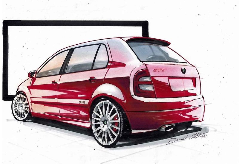 Návrh tehdejšího šéfa designu Luca Donkerwolkeho
