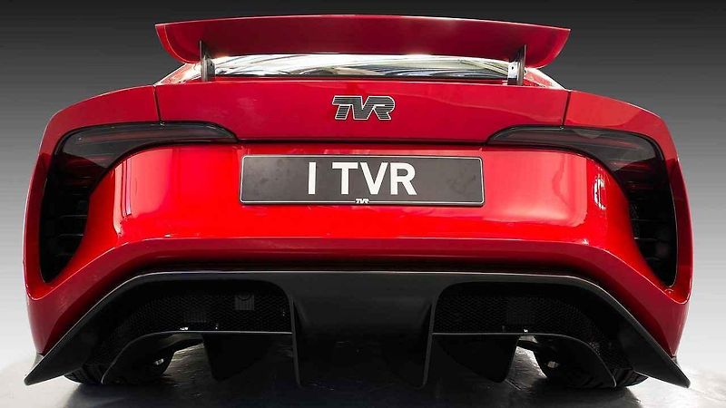 TVR Griffith při testování.