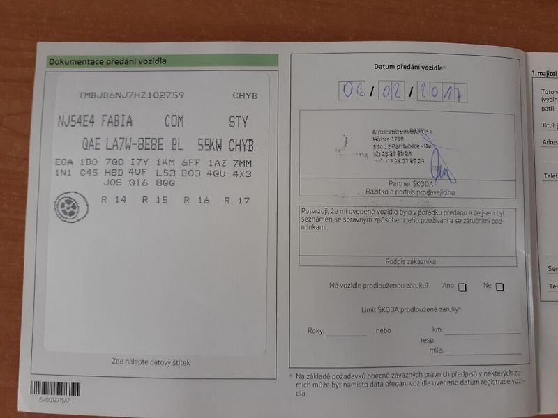 Škoda Fabia (2017) KOMBI 1.0 MPi ČR - fotka 32 z 34