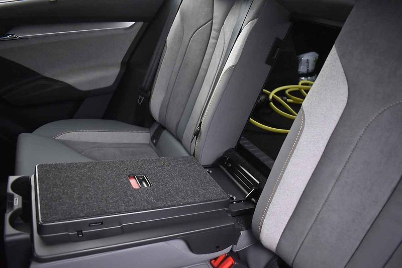 Škoda Enyaq iV při jízdě v chladném počasí
