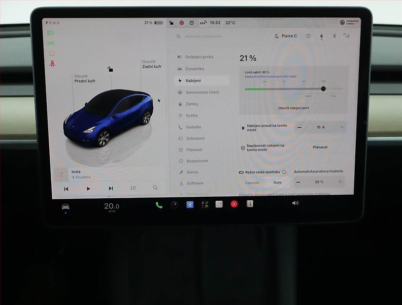 Tesla Model Y (2022) Long Range AWD 79kWh, SoH 91% - fotka 11 z 21